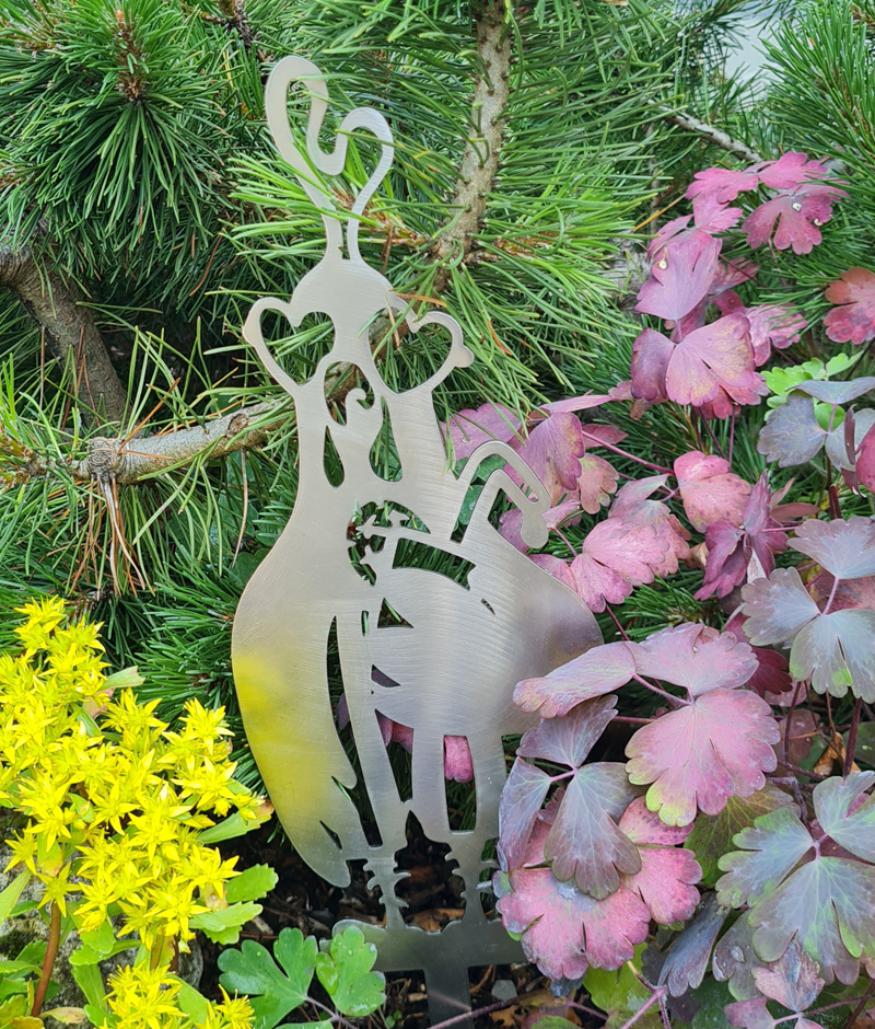 gartenstecker_sally_taube_gartendeko_diemetallprofis3
